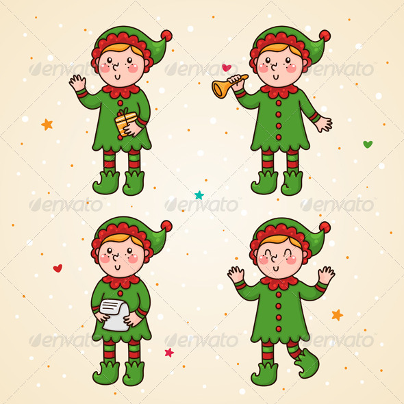 Elf Set - Christmas Seasons/Holidays