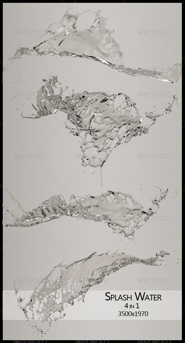Water Splash - 3D Renders Graphics
