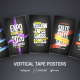 Vertical Tape Titles - VideoHive Item for Sale