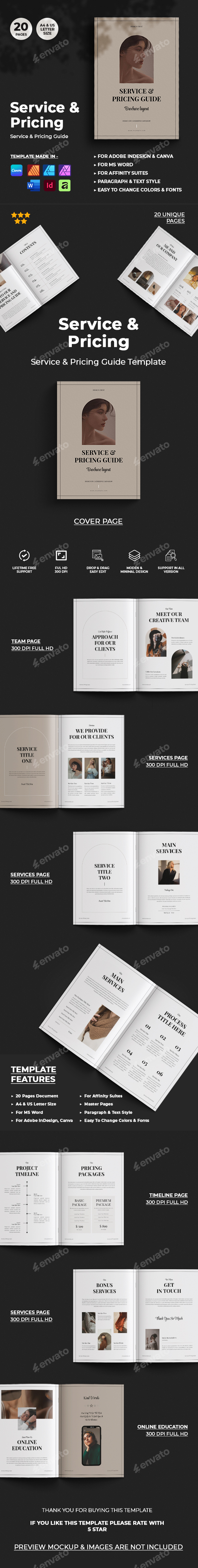 Service & Pricing Guide Template