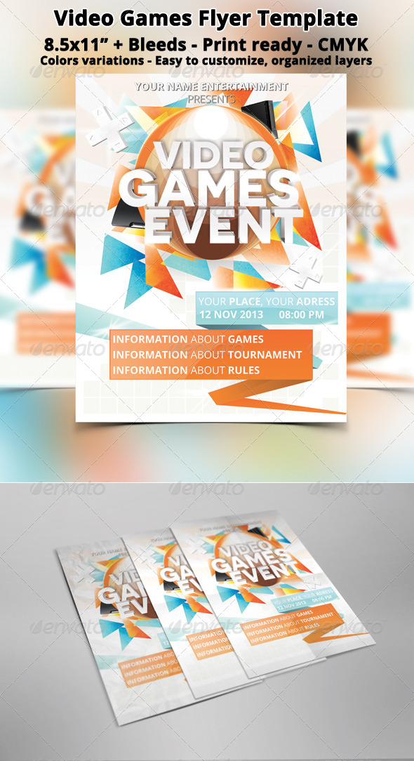 Video Games Event Flyer - Events Flyers