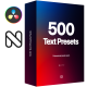 Text Presets for DaVinci Resolve - VideoHive Item for Sale