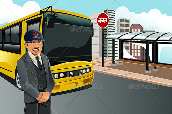 Bus Driver - People Characters