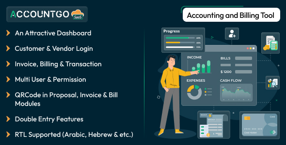 AccountGo SaaS - Accounting and Billing Tool