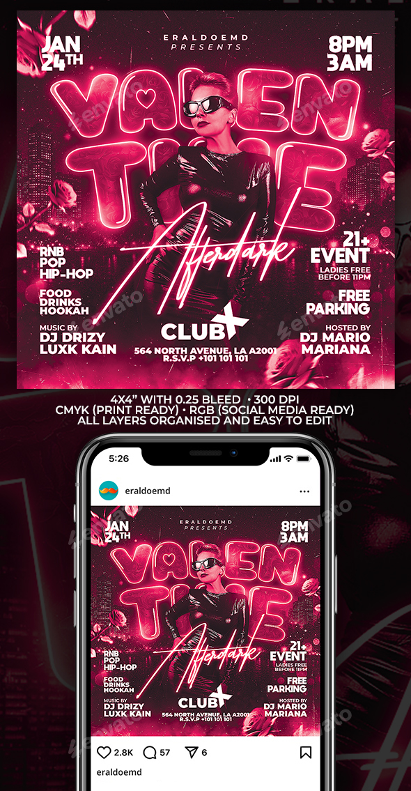 Valentine Flyer Template