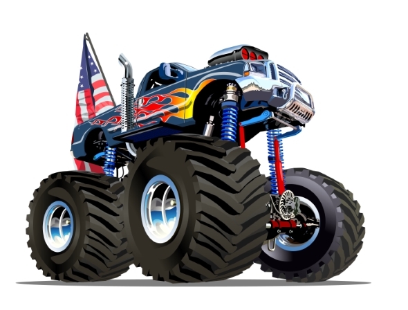 Cartoon Monster Truck