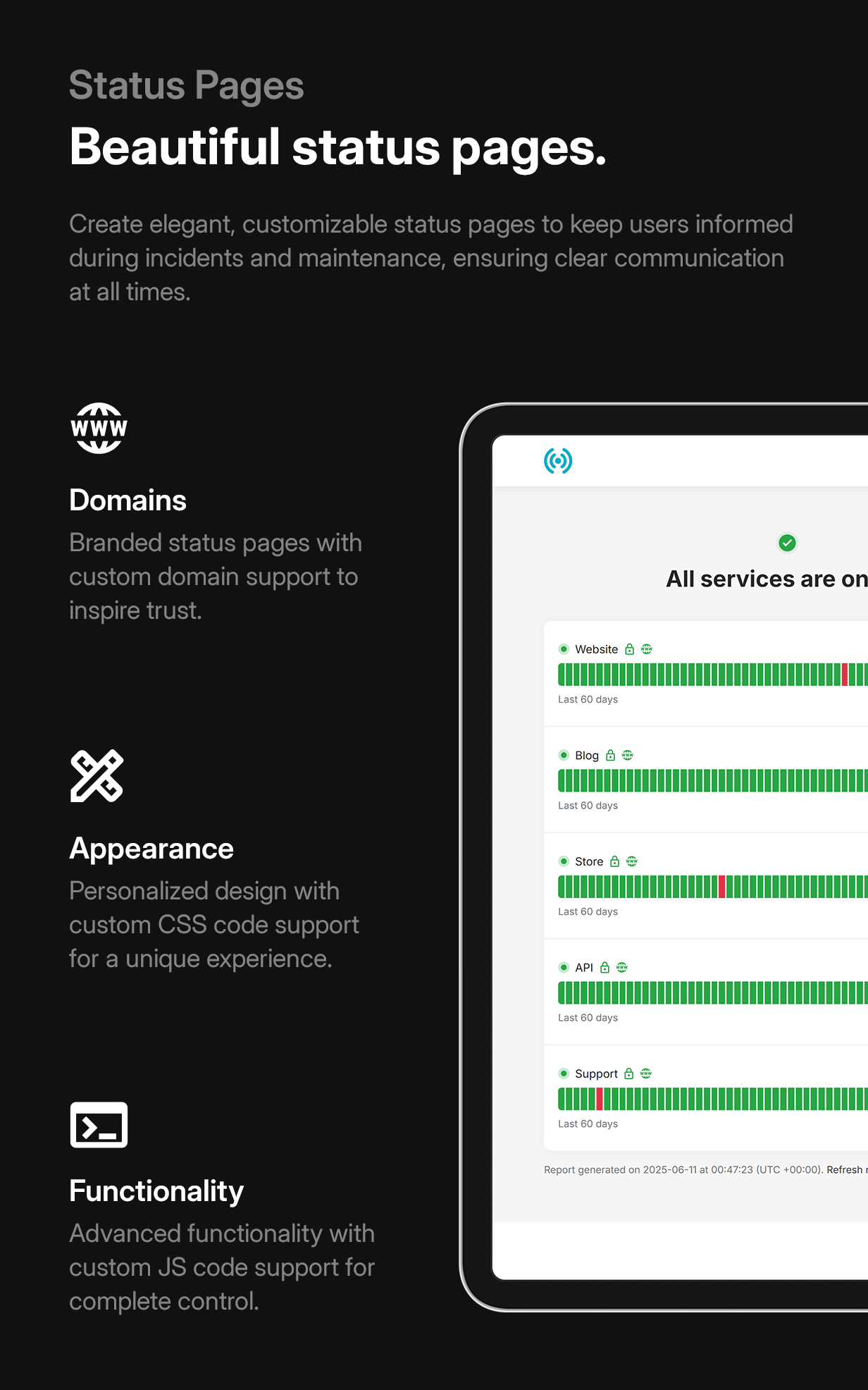 phpUptime - Website Uptime Monitor Platform