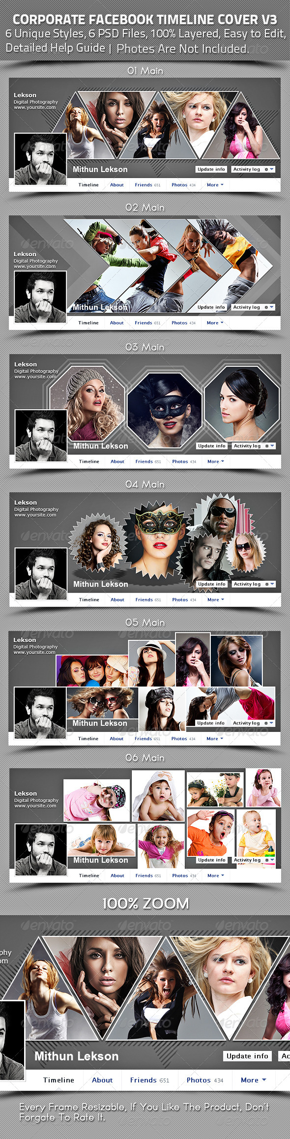Corporate Facebook Timeline Cover V3 - Facebook Timeline Covers Social Media
