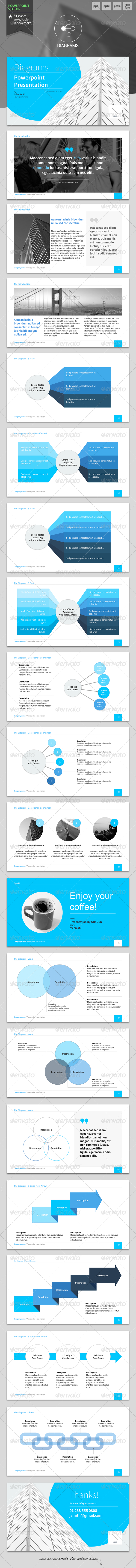 Diagrams - Powerpoint Template - PowerPoint Templates Presentation Templates