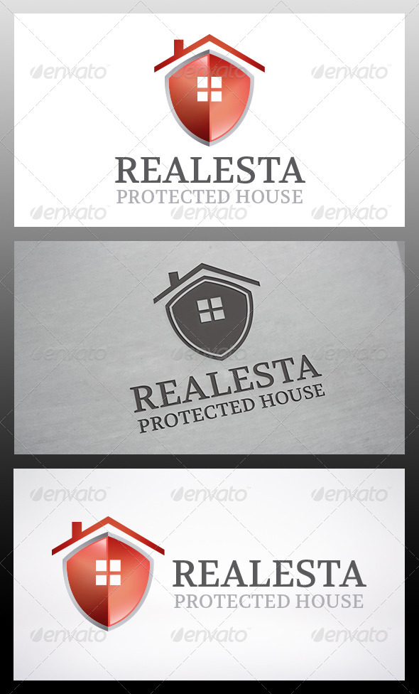 Shield House Logo Template - Crests Logo Templates