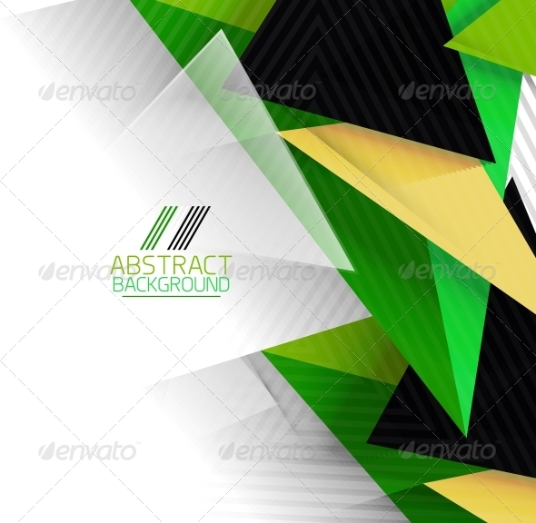Abstract Geometric Shape Background - Backgrounds Business