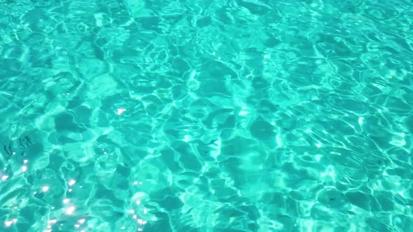 Crystal clear sea of the island of Lampedusa in Italy.