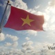 Vietnam Flag on a Flagpole - VideoHive Item for Sale
