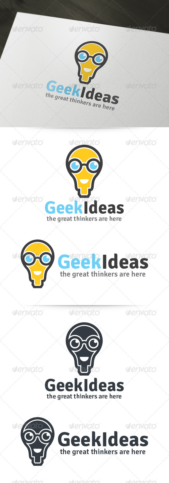Geek Ideas Logo - Humans Logo Templates