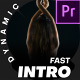 Dynamic Fast Intro – Premiere Pro MOGRT - VideoHive Item for Sale