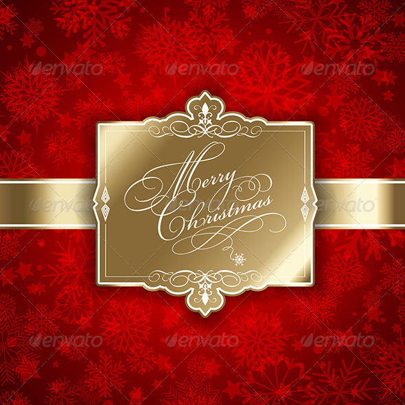 Christmas Label Background - Christmas Seasons/Holidays