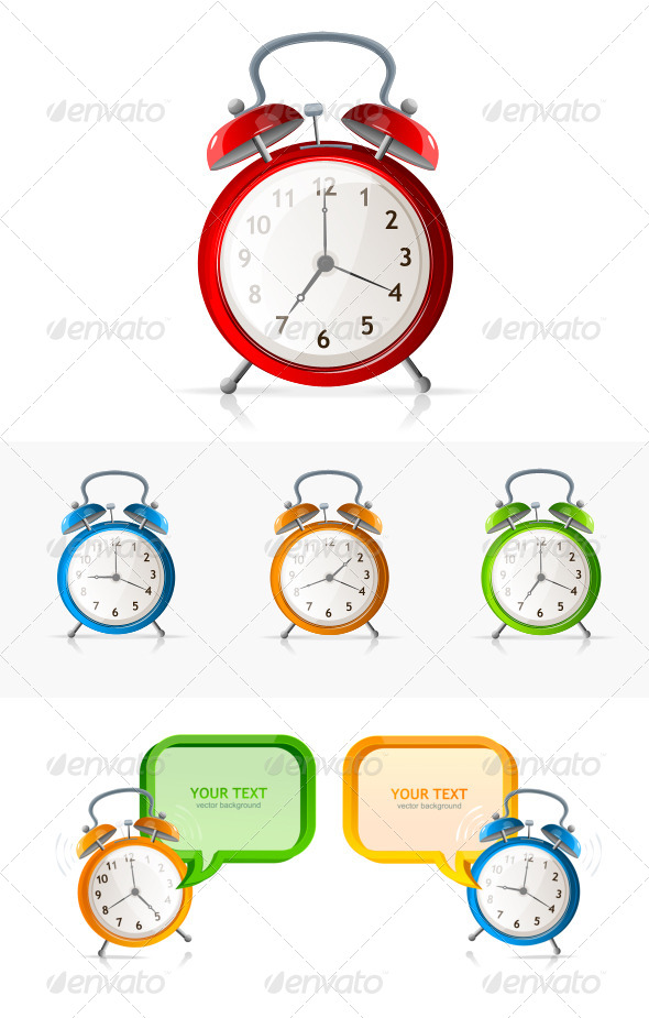Alarm Clock Set and Concept - Sports/Activity Conceptual