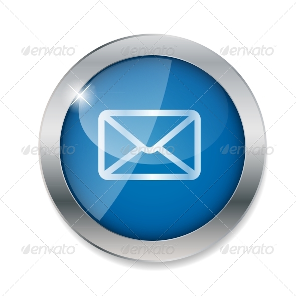 Mail Button Vector Illustration - Web Technology