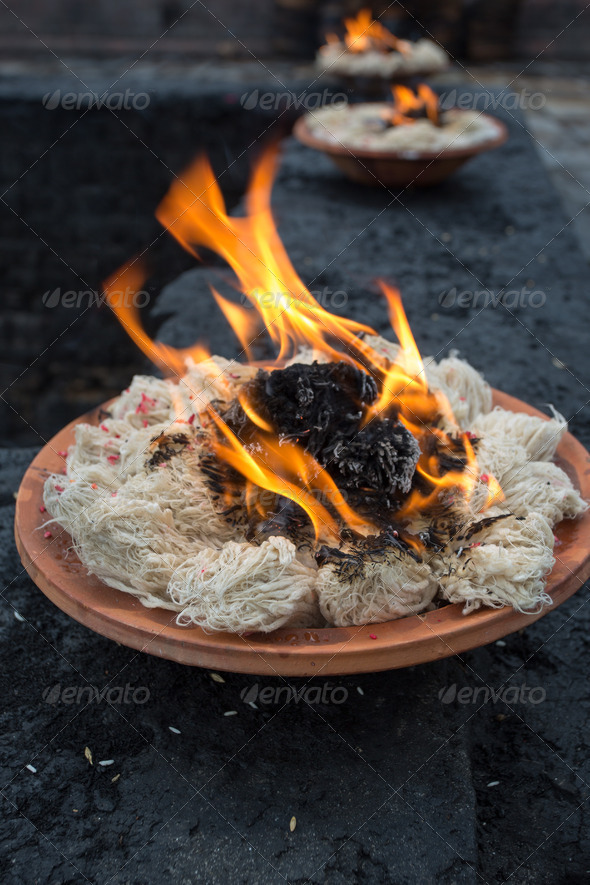 Burning incense sticks outside Kathmandu Stock Photo by piccaya PhotoDune