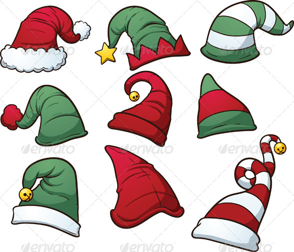 Christmas Hats - Christmas Seasons/Holidays
