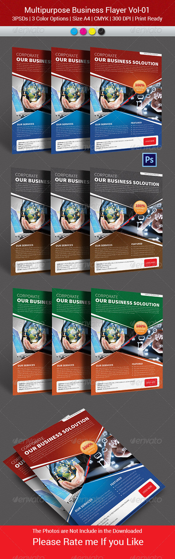 Multipurpose Business Flyer Vol-01 - Corporate Flyers
