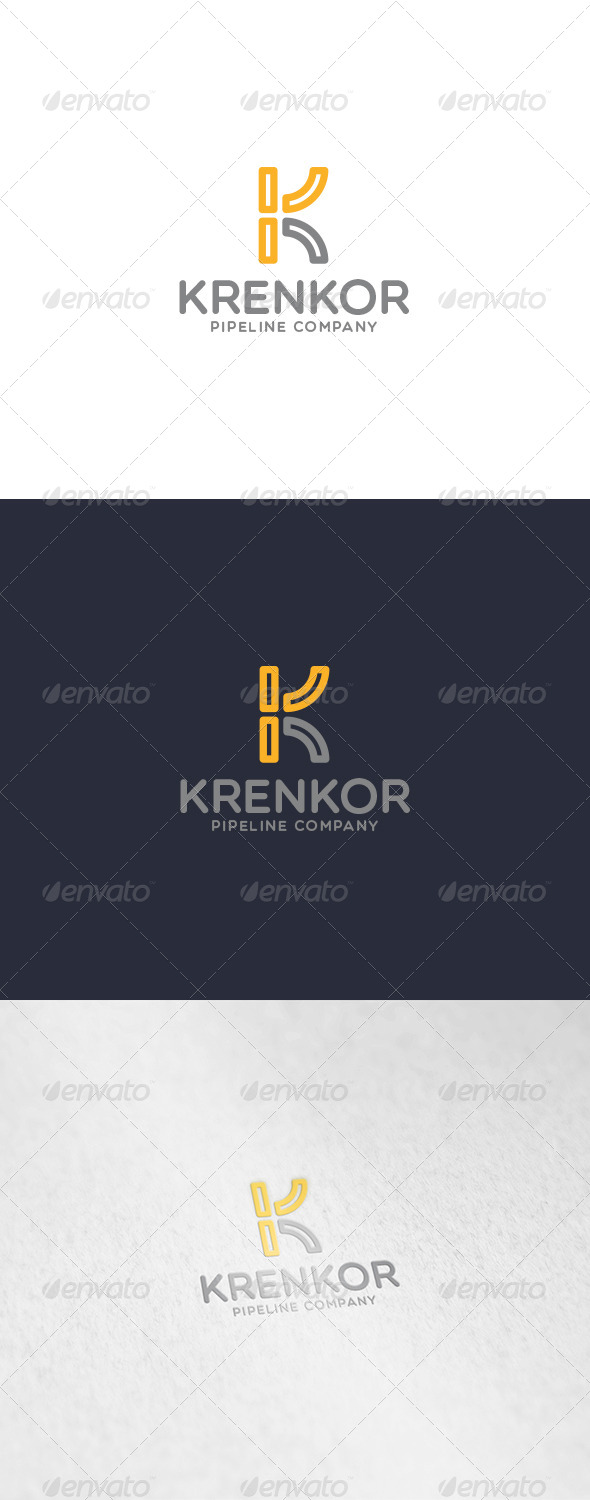 Krenkor Logo - Letters Logo Templates