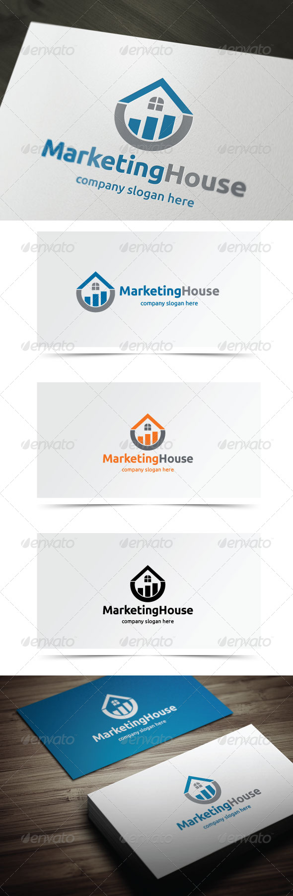 Marketing House - Symbols Logo Templates
