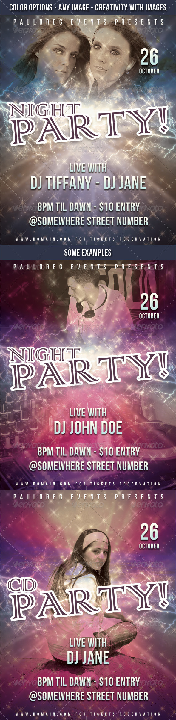 Night Party Flyer - Clubs & Parties Events