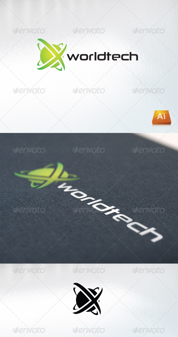 Worldtech - Abstract Logo Templates