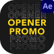 Opener Promo Template - VideoHive Item for Sale