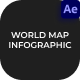 World Map Infographic Template - VideoHive Item for Sale