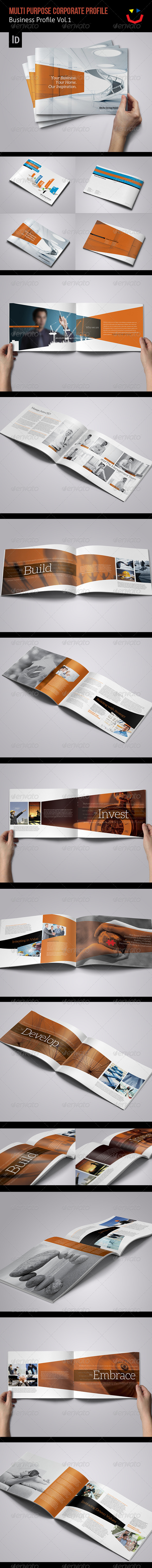 Corporate Business Profile Vol.1 - Brochures Print Templates
