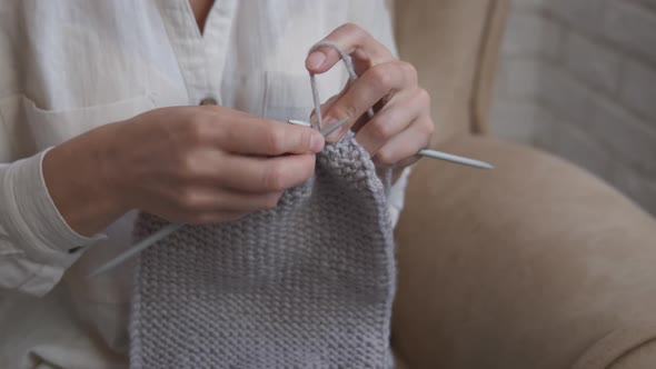 Handmade knitting creation.  alt