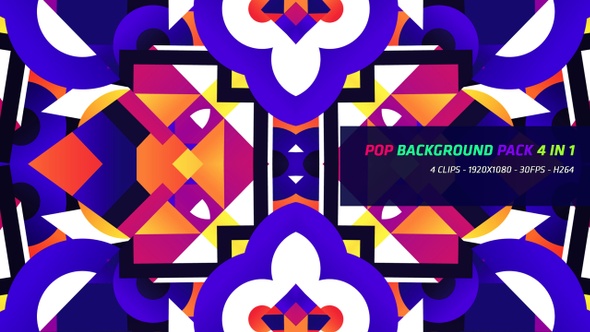Pop Background Pack 4 in 1 alt