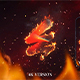 Fire Sparks Logo Revael Vertical And Horizontal - VideoHive Item for Sale