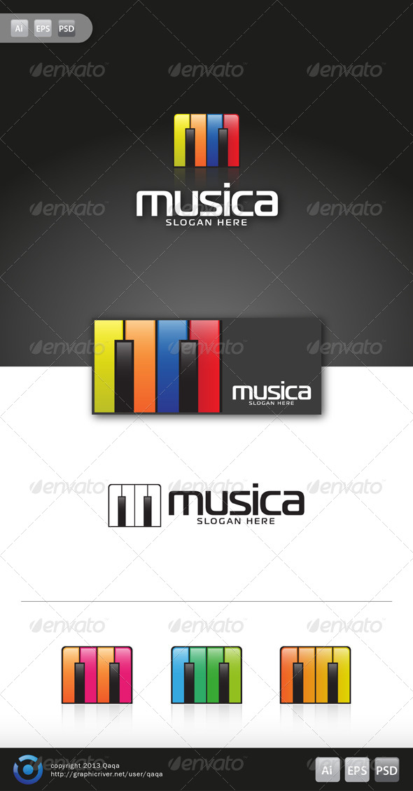 Music Logo - 01 - Objects Logo Templates