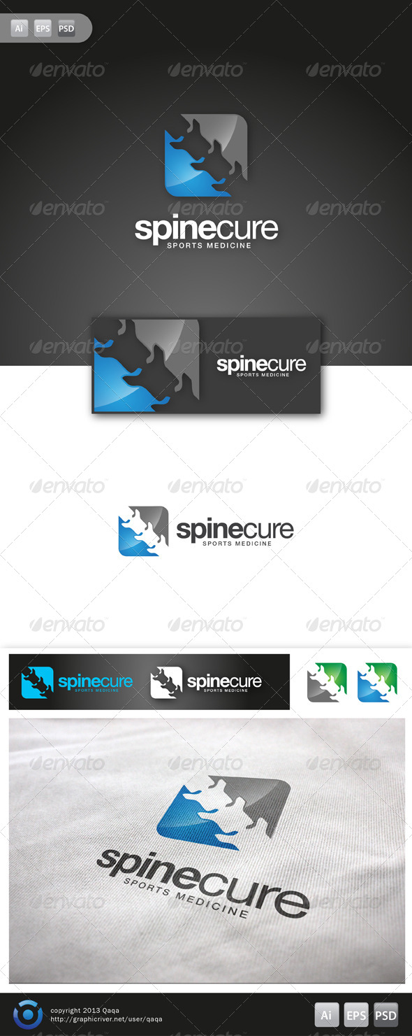 Spine Cure Logo - 02 - Logo Templates