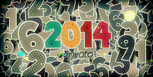 New Year Numbers - VideoHive 6132745