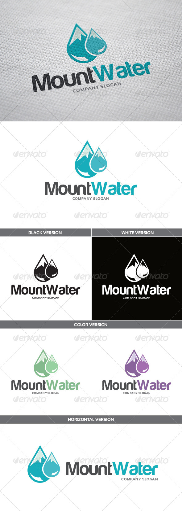 MountWater Logo - Objects Logo Templates