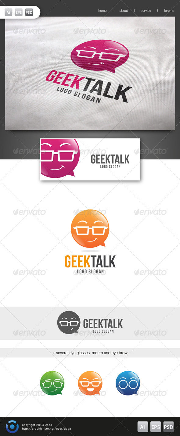 Geek Talk Logo - 02 - Logo Templates