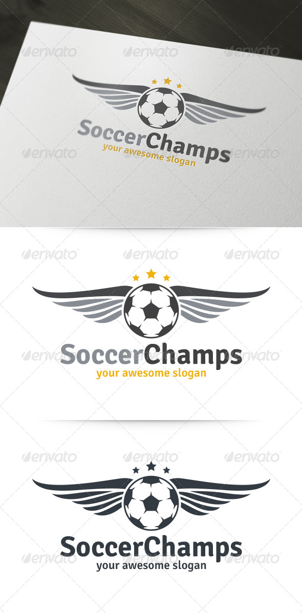 Soccer Champs Logo - Objects Logo Templates