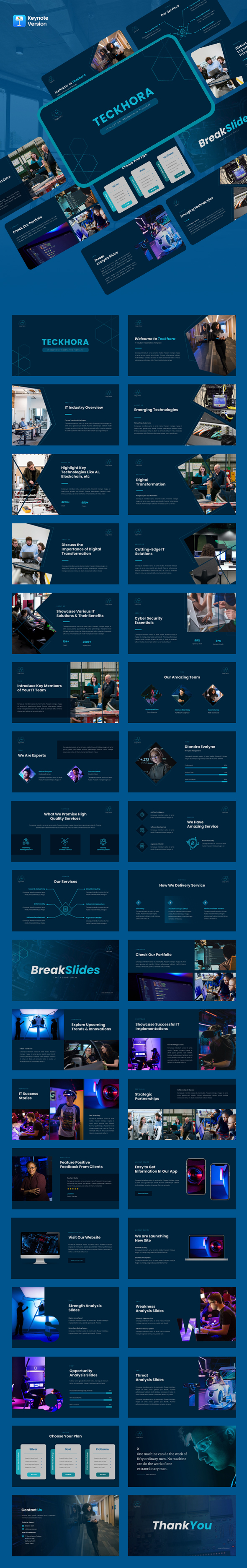 Teckhora - IT Solution Keynote Template