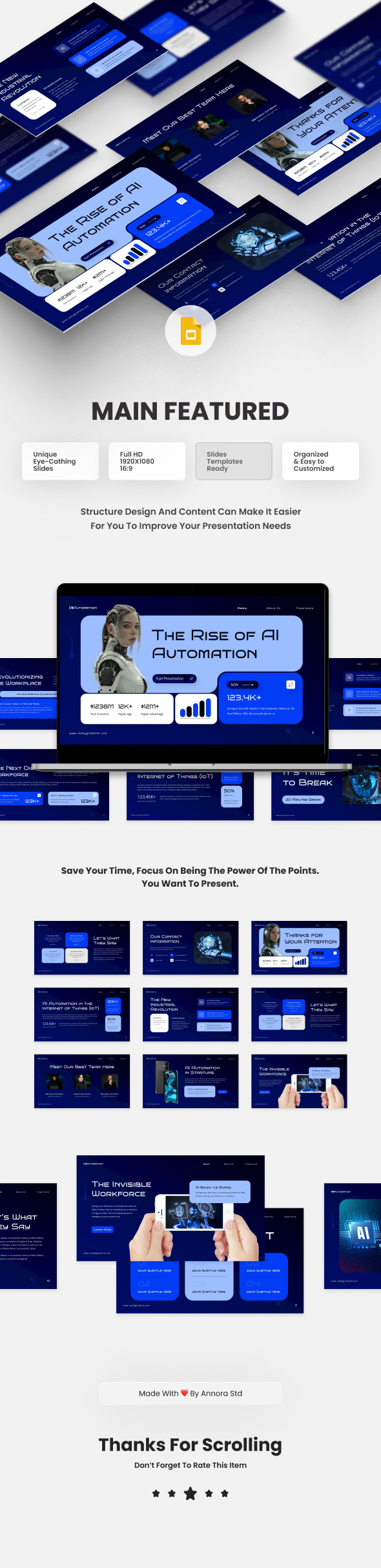 AI Automation Google Slides Presentation