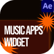 Music App Widget After Effect - VideoHive Item for Sale