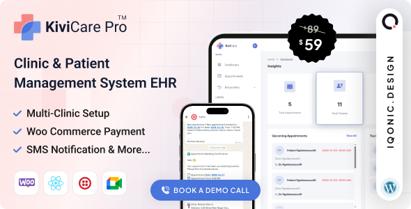 KiviCare(TM) Pro - Clinic and Patient Management System EHR (Add-on)