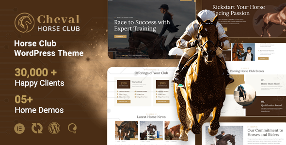 Cheval - Horse Club & Equestrian WordPress Theme