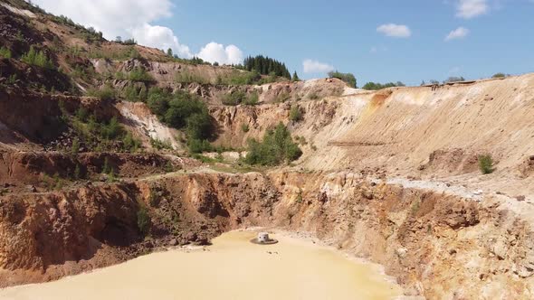 Calimani Mountains Mining Crater