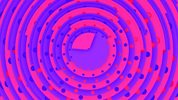 Purple and Pink Circles