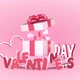Valentine&#39;s Day, loop animation 3D with title and hearts - VideoHive Item for Sale
