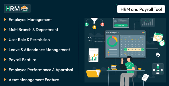 HRM SaaS - HR and Payroll Tool